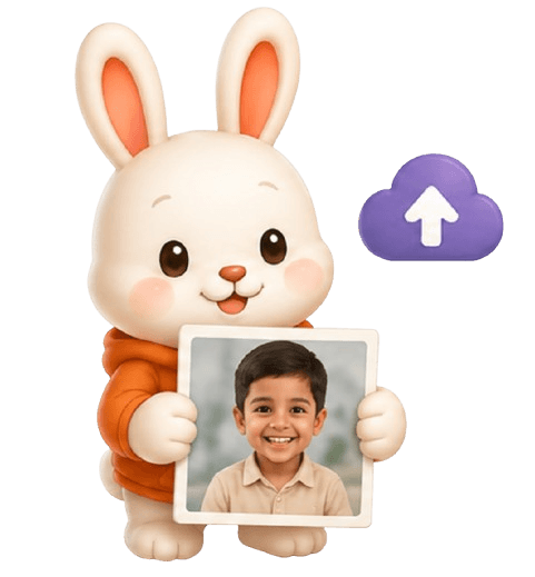 Uploading a child's photo